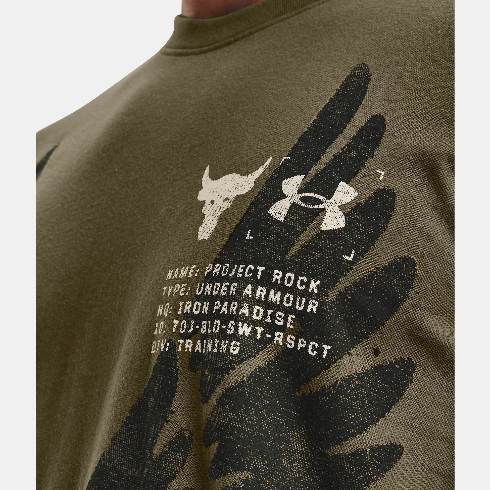 Îmbrăcăminte -  under armour Project Rock Cutoff T-Shirt